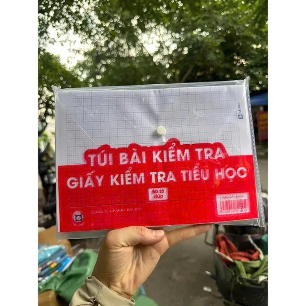 Alternative view of Túi 50 Tờ Đôi Giấy Kiểm Tra Ôly Cấp 1 Hải Tiến Vip Pro.(ko Nhoè-ko Thấm Mực - Viết Là Đẹp)