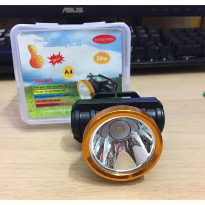 Alternative view of Đèn Pin Đội Đầu A4 30w Chiếu Xa Siêu Sán Kèm Sạc Và Dây Đeo Gd204 - Lady's Passion