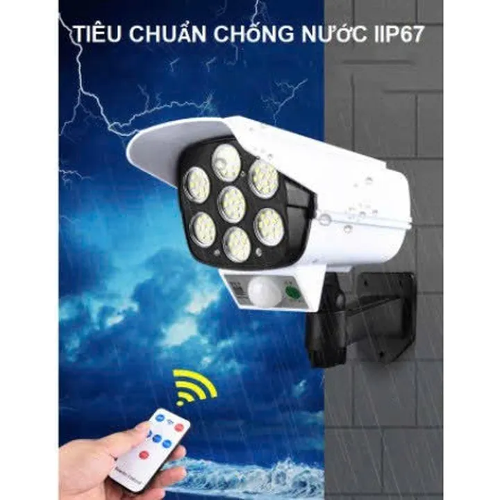 Alternative view of Đèn Năng Lượng Mặt Trời Giả Camera Ngoài Trời Tự Động Bật Tắt Chống Trộm, Chống Nước Ip67 Có Điều Khiển Gd233 - Lady's Passion