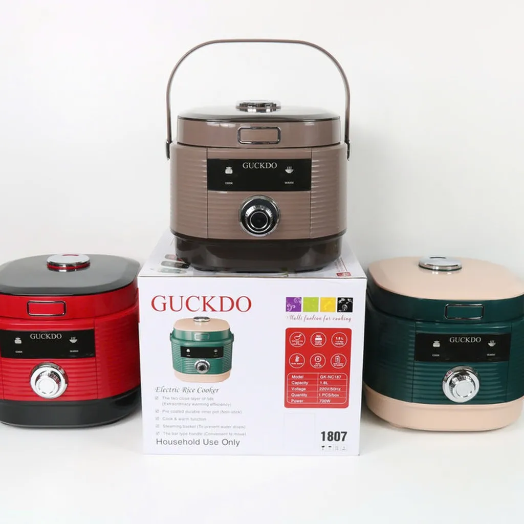 Nồi Cơm Điện L8 Gukdo Quai Xách Rời Cao Cấp Công Nghệ Hàn Quốc - Bảo Hành 12 Tháng Cooker Nấu Ăn