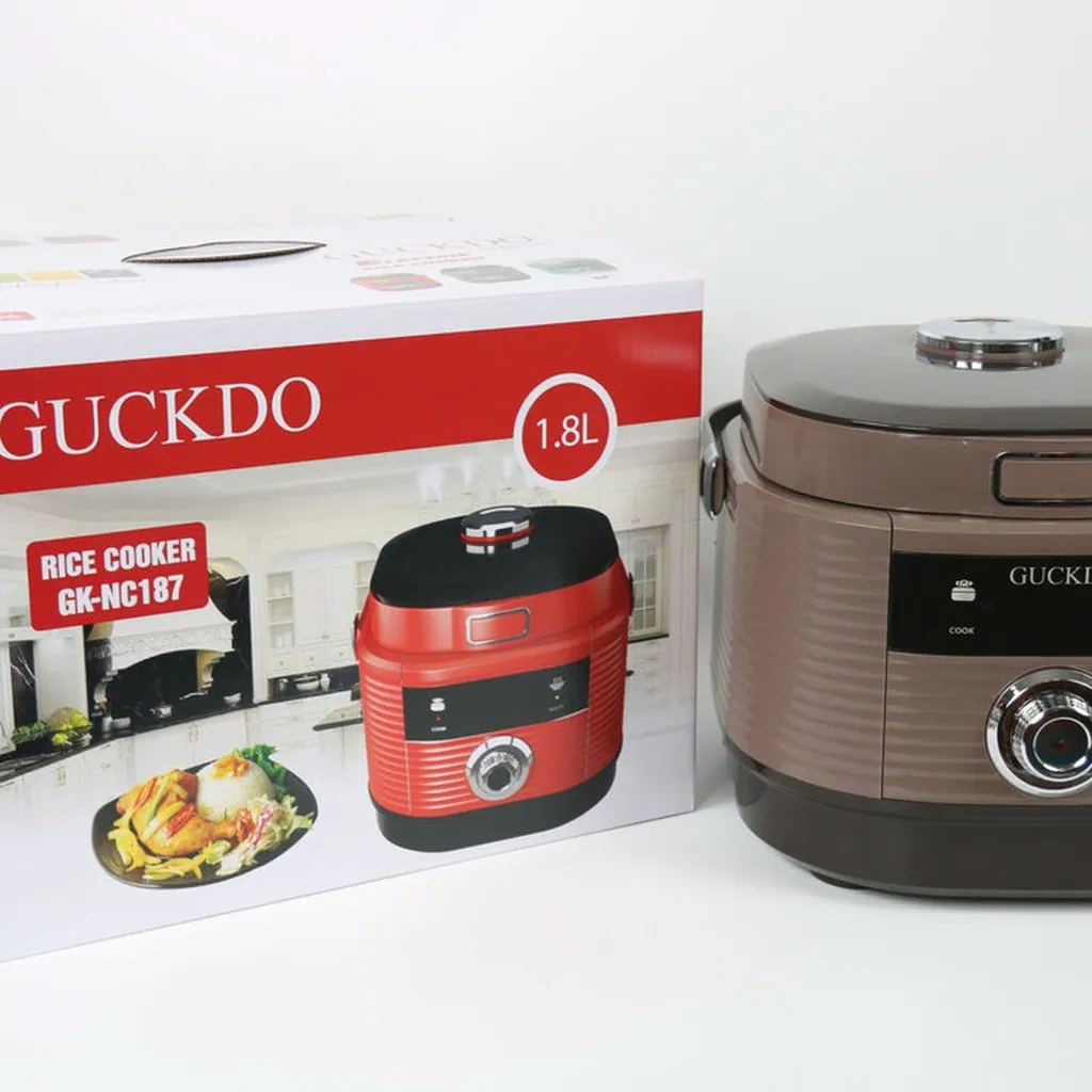 Alternative view of Nồi Cơm Điện L8 Gukdo Quai Xách Rời Cao Cấp Công Nghệ Hàn Quốc - Bảo Hành 12 Tháng Cooker Nấu Ăn