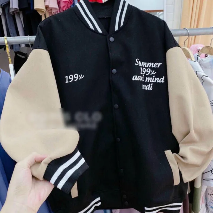 Áo Khoác Bomber 199x Nam Nữ. Chất Nỉ Lót Bông. Hàng Y Hình