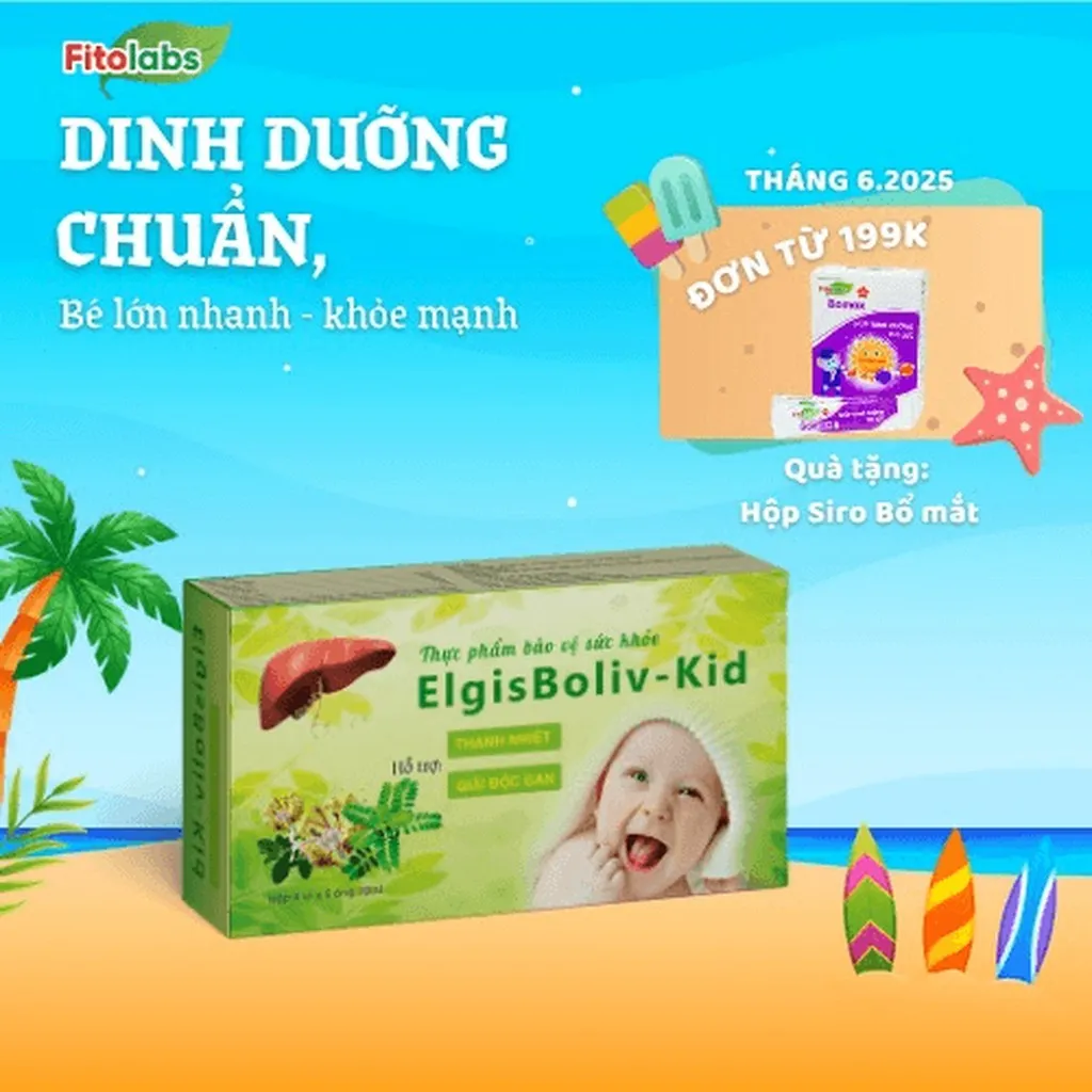Siro Thanh Nhiệt Mát Gan Elgisboliv-kid