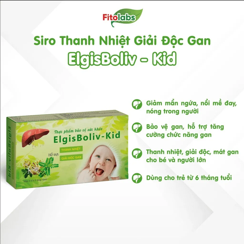 Alternative view of Siro Thanh Nhiệt Mát Gan Elgisboliv-kid
