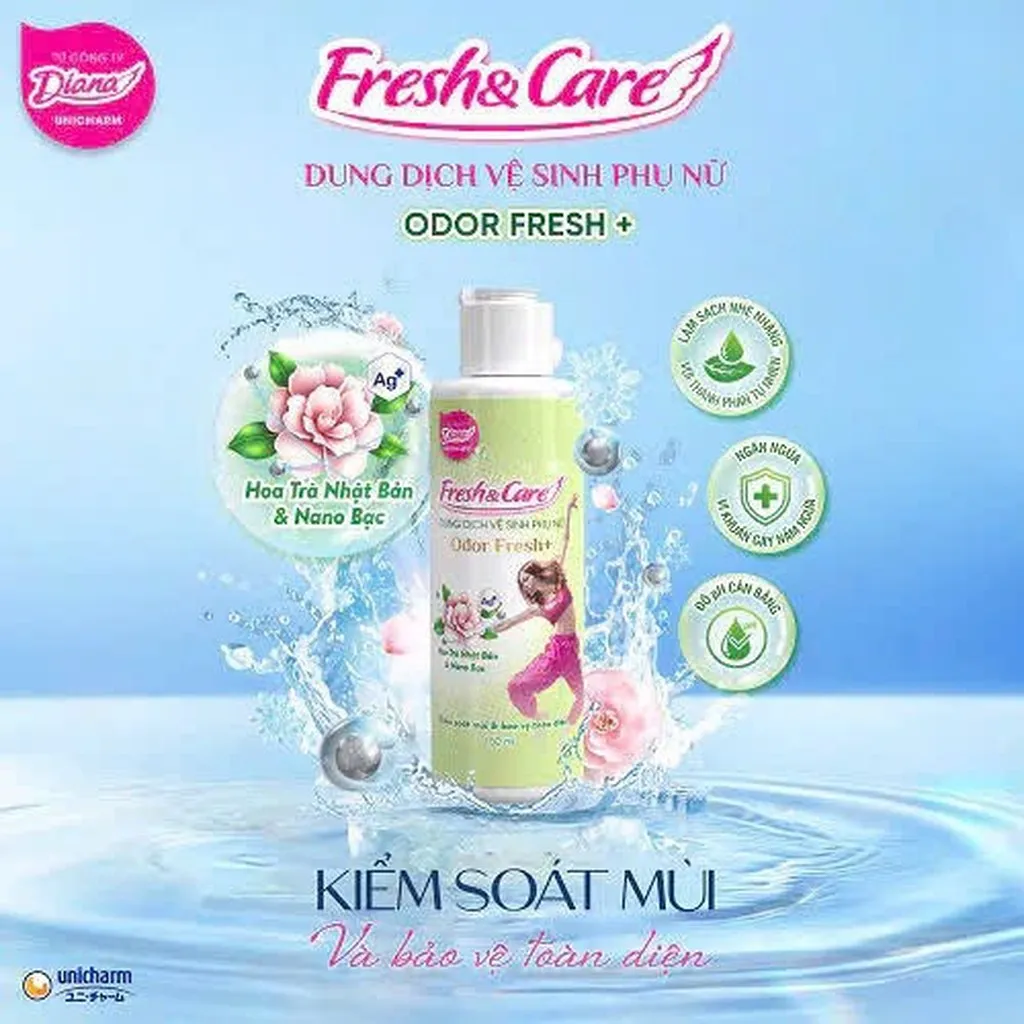 Alternative view of Dung Dịch Vệ Sinh Phụ Nữ Fresh & Care Odor Fresh+ 150ml L096 - Lady's Passion
