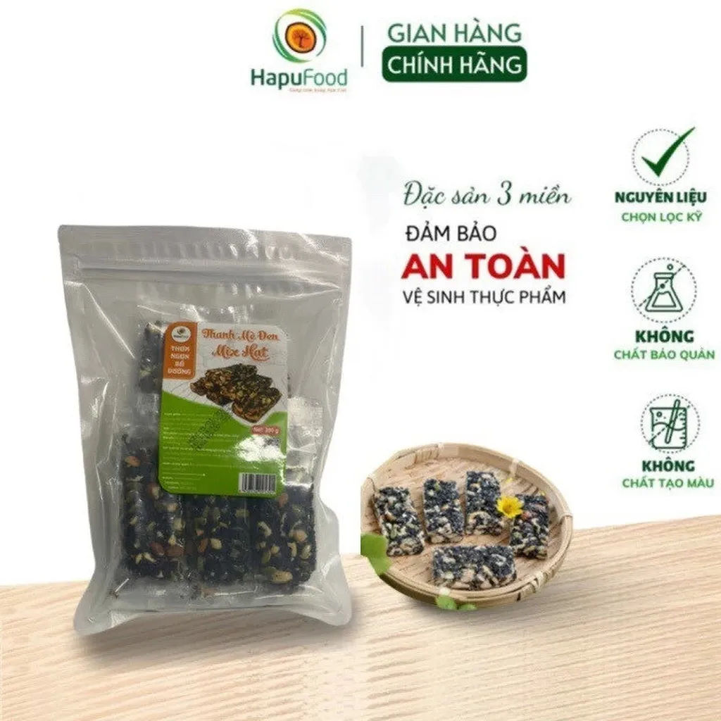 Thanh Mè Đen Mix Hạt Dinh Dưỡng Túi 300g Nc07 - Lady's Passion
