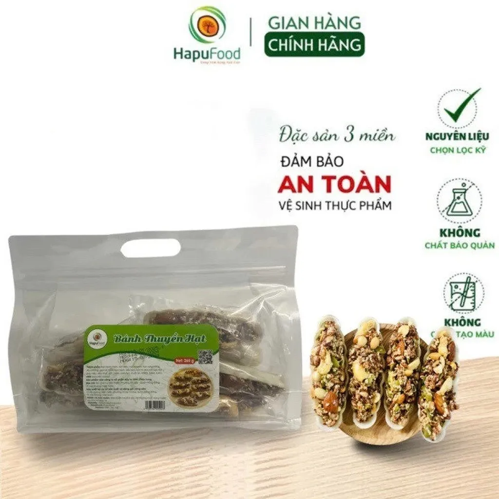 Bánh Thuyền Hạt Dinh Dưỡng Thanh Dinh Dưỡng Healthy Túi 265g Nc08 - Lady's Passion