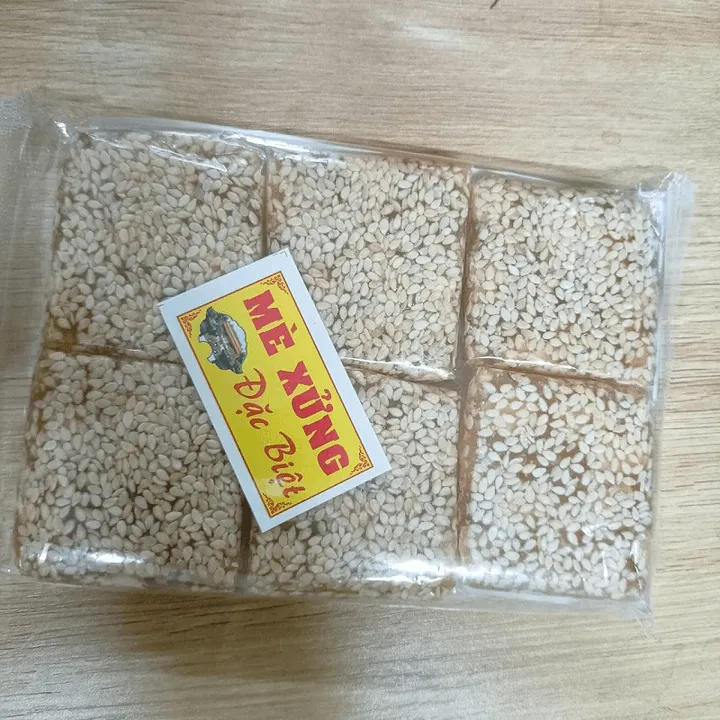 Alternative view of 1 Kg ( 5 Gói ) Mè Xửng Dẻo Huế, Dẻo, Dai Trọn Vị, Thơm Ngon, Ăn Là Ghiền, Đặc Sản Huế - Ctb808