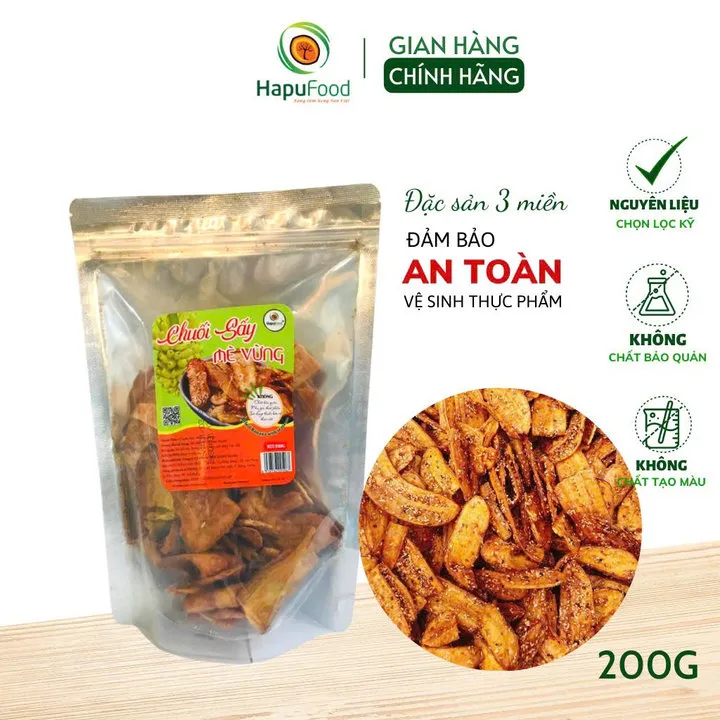 Chuối Sấy Mè Vừng Gói 200g Tc07 - Lady's Passion