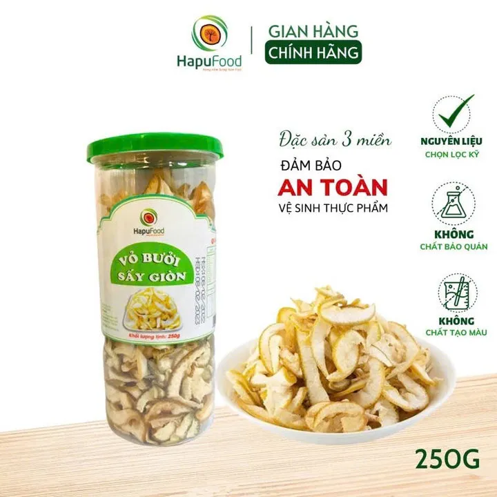 Vỏ Bưởi Sấy Giòn Vỏ Mỏng Hủ 250g Tc09 - Lady's Passion