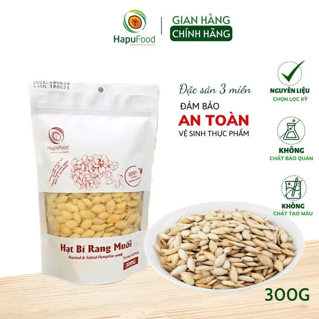 Hạt Bí Rang Muối Túi 300g H016 - Lady's Passion
