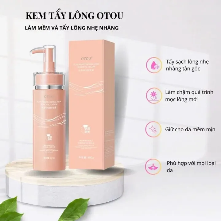Kem Tẩy Lông Otou 100g, Triệt Lông Nhẹ Nhàng Không Đau Rát Sạch An Toàn - Gdn