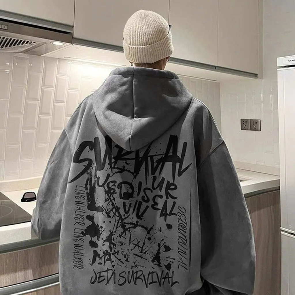 Áo Hooodie In Nổi Chữ Surv Phối Túi Bụng Vải Nỉ Dày Dặn Nam Nữ Đều Mặc Được Tp911 - Golden Dream