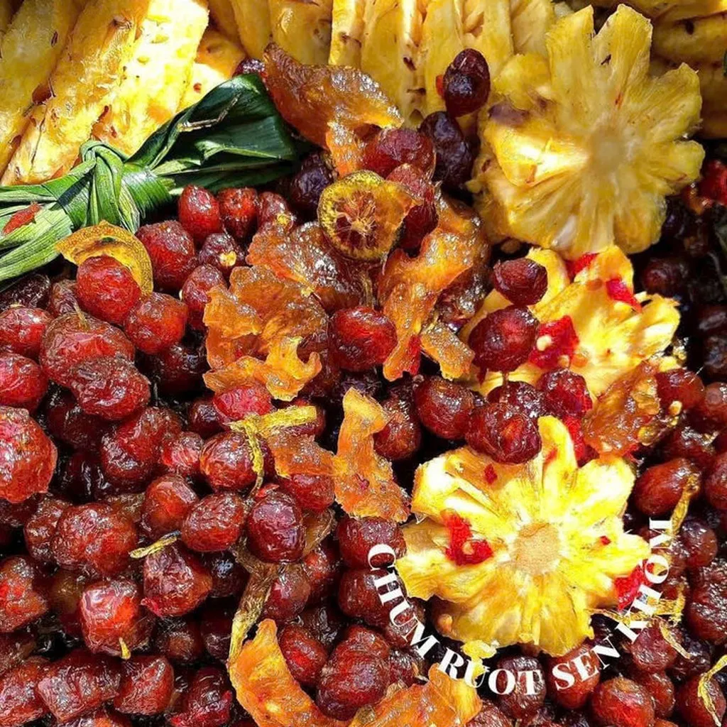 Mứt Chùm Ruột Sên Khóm Siêu Nguyên Chất Mứt Tết Siêu Đỉnh 500g - Winnie House
