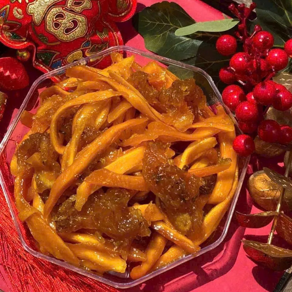 Mứt Xoài Khóm Tắc Siêu Ngon - Vị Quê Hương, Tết Sung Túc 500g - Winnie House