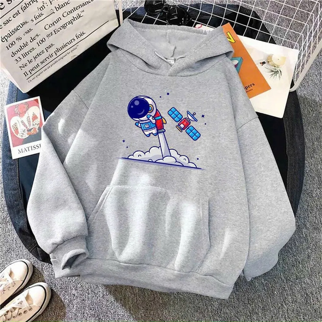 Alternative view of Áo Khoác Nỉ Hoodie Hành Tinh Cute Nam Nữ. Chất Nỉ Lót Bông. Hàng Y Hình