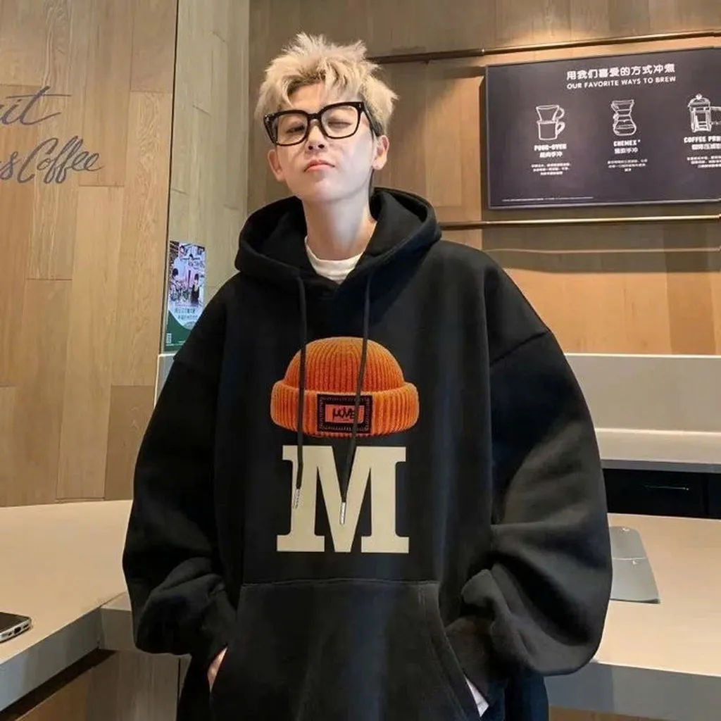 Áo Hoodie Unisex Nam Nữ Vải Nỉ Ngoại In Hình Chữ Đội Mũ Form Rộng Không Bong Tróc Tp40 - Phương Store