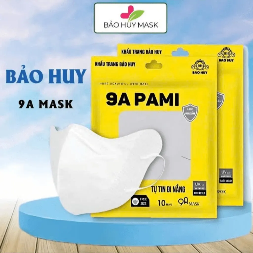 100, 50 Cái Khẩu Trang 9a Chống Nắng Toàn Diện, 5 Lớp Dầy Dặn,chống Tia Uv, Khẩu Trang Đi Nắng - Ctb825