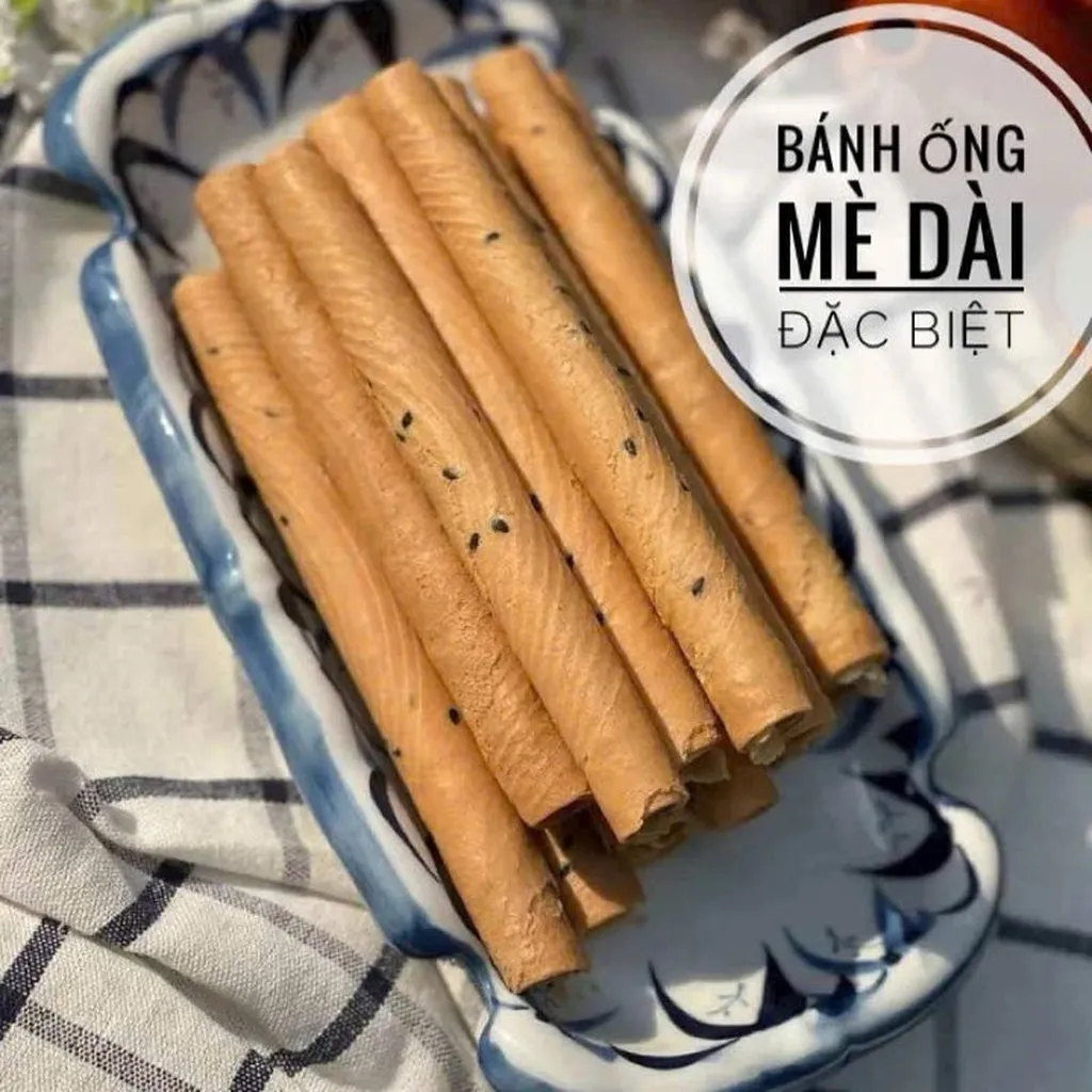 Alternative view of Bánh Ống Mè Xuất Khẩu - Hương Vị Tuổi Thơ Trở Lại 300g - Winnie House