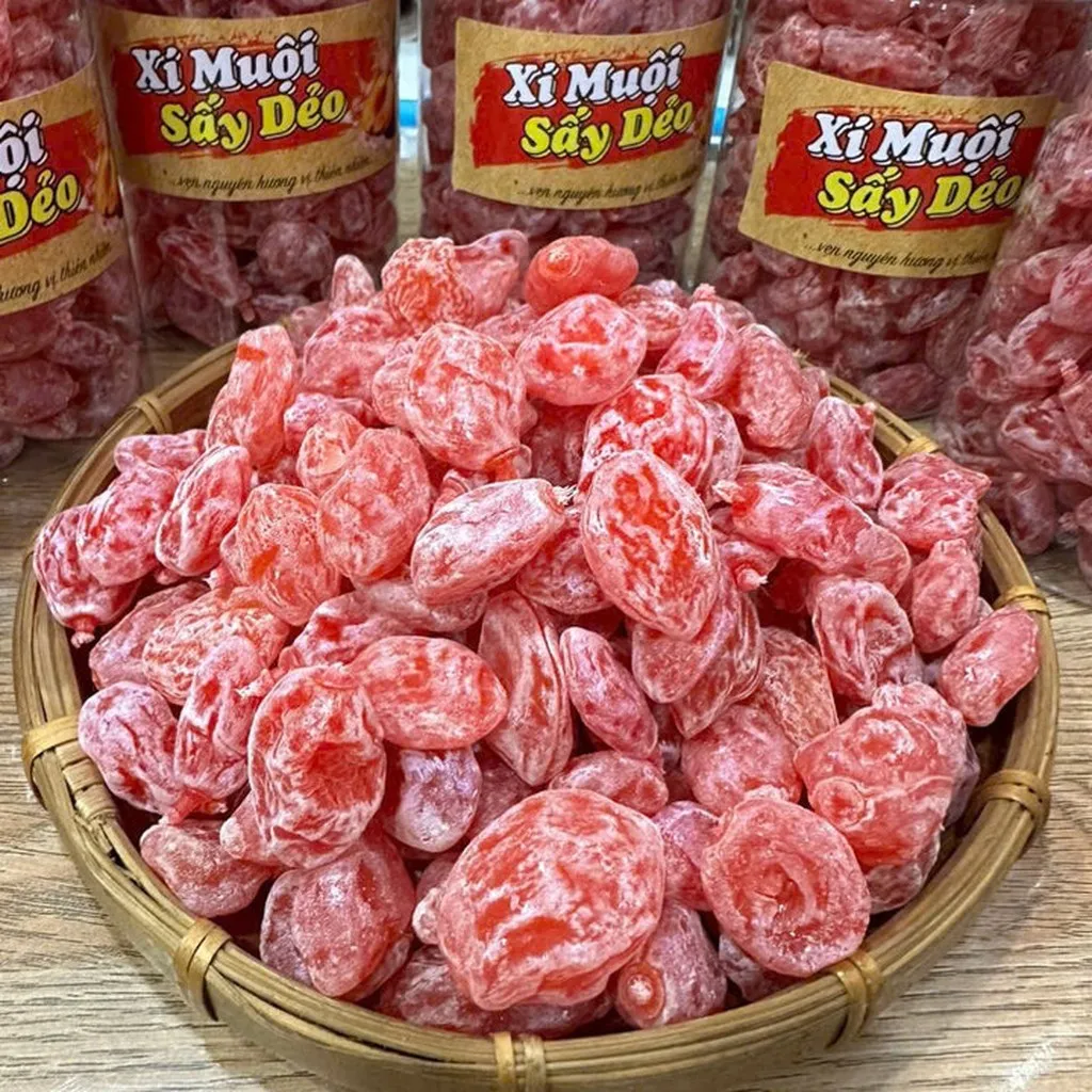 Xí Muội Đào - "tuyệt Phẩm" Mứt Anh Đào: Ngọt Ngào, Dẻo Thơm 500g - Winnie House