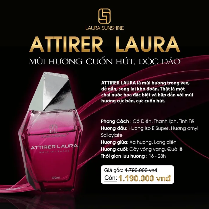 Laura Sunshine-nước Hoa Nữ No.08 Attirer Laura 100ml
