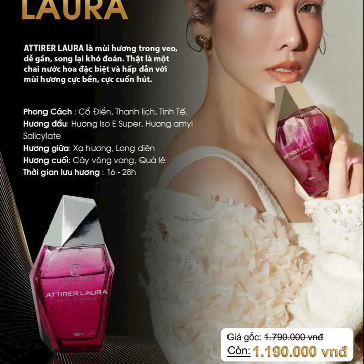 Alternative view of Laura Sunshine-nước Hoa Nữ No.08 Attirer Laura 100ml