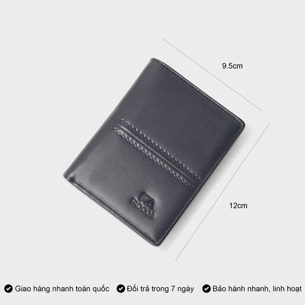 Alternative view of Ví Da Bò Đựng Tiền Dáng Đứng Basic Thời Trang Fadoda Vn047