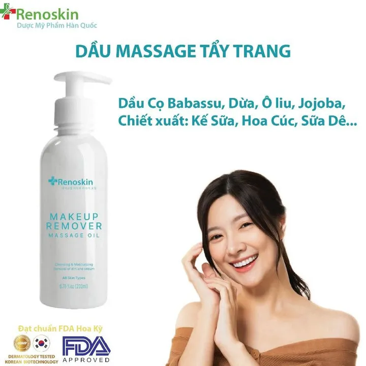 Alternative view of Dầu Massage Tẩy Trang Makeup Remover Massage Oil 200ml - Renoskin