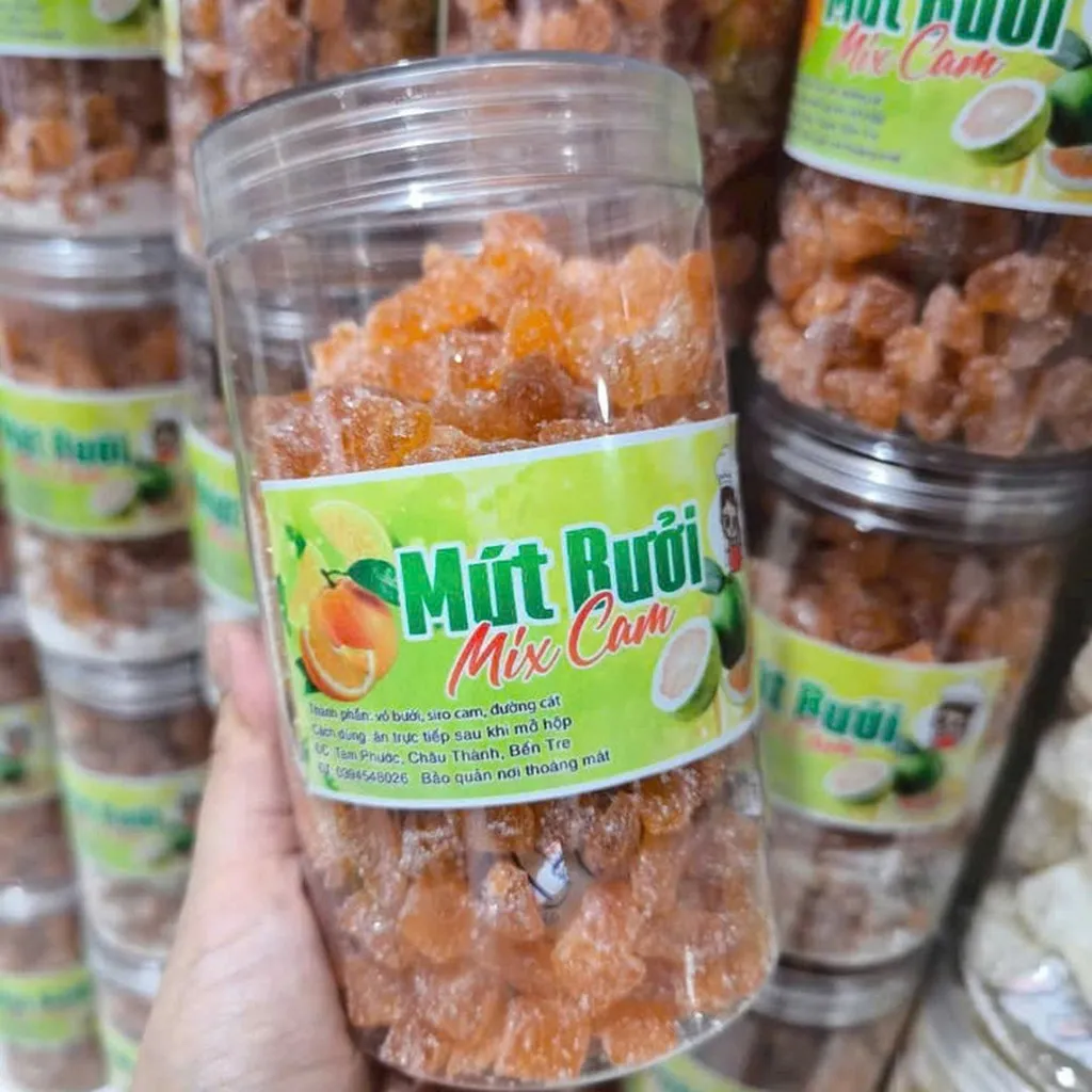 Alternative view of Mứt Vỏ Bưởi Cam Sấy - Món Quà Sức Khỏe Ý Nghĩa 500g - Winnie House