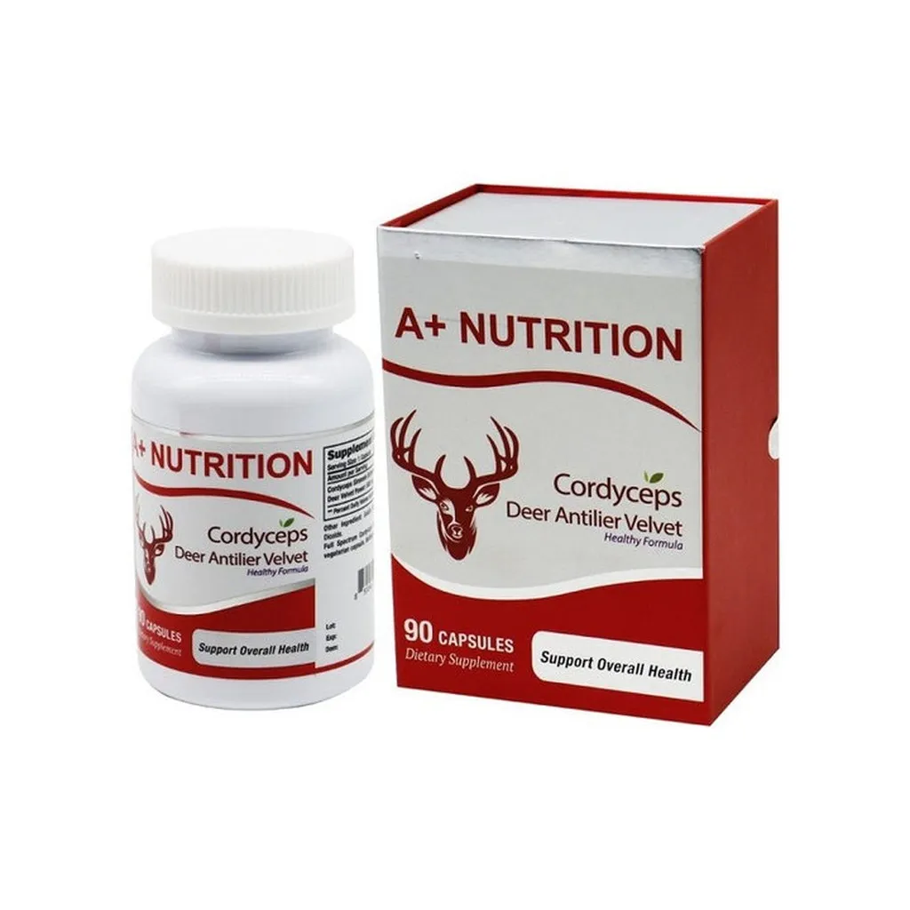 Viên Uống Đông Trùng Hạ Thảo Và Nhung Hưu A+ Nutrion Codysceps Deer (90 Viên)