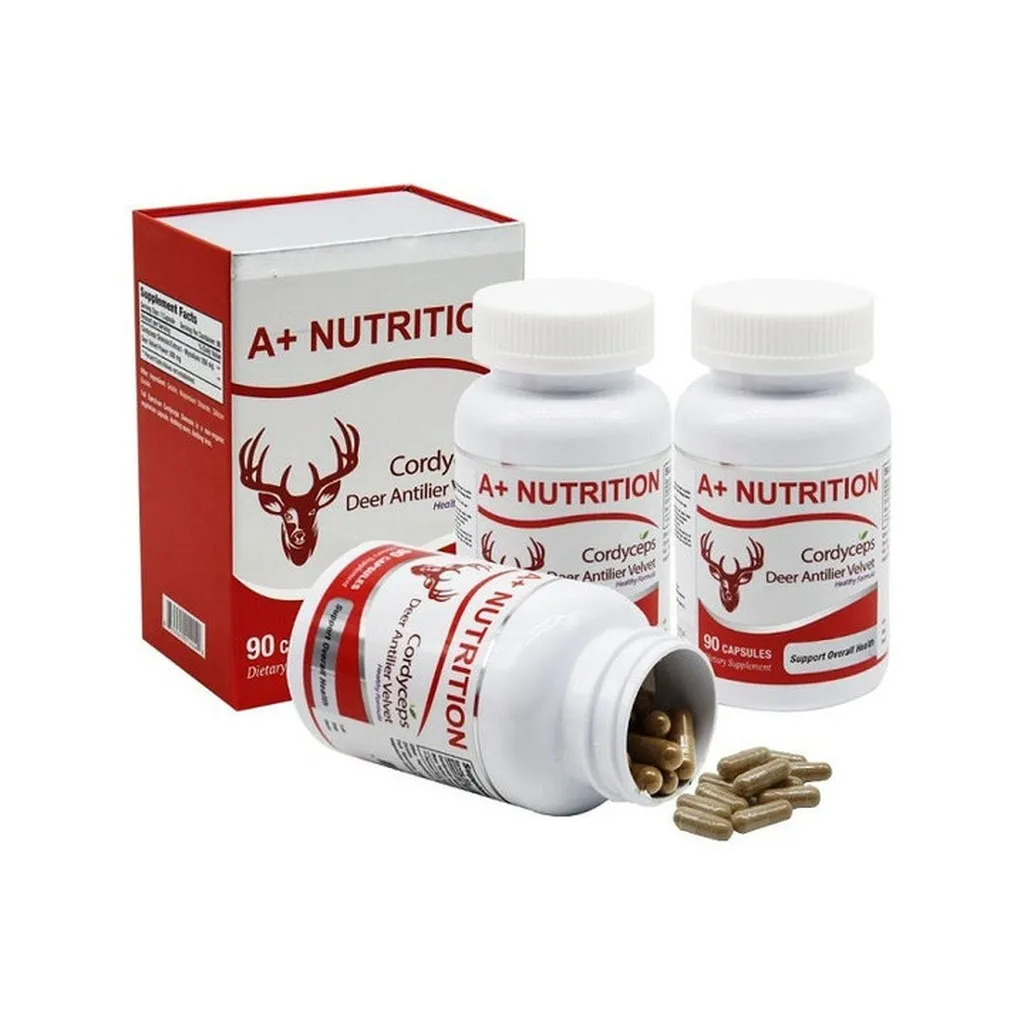 Alternative view of Viên Uống Đông Trùng Hạ Thảo Và Nhung Hưu A+ Nutrion Codysceps Deer (90 Viên)