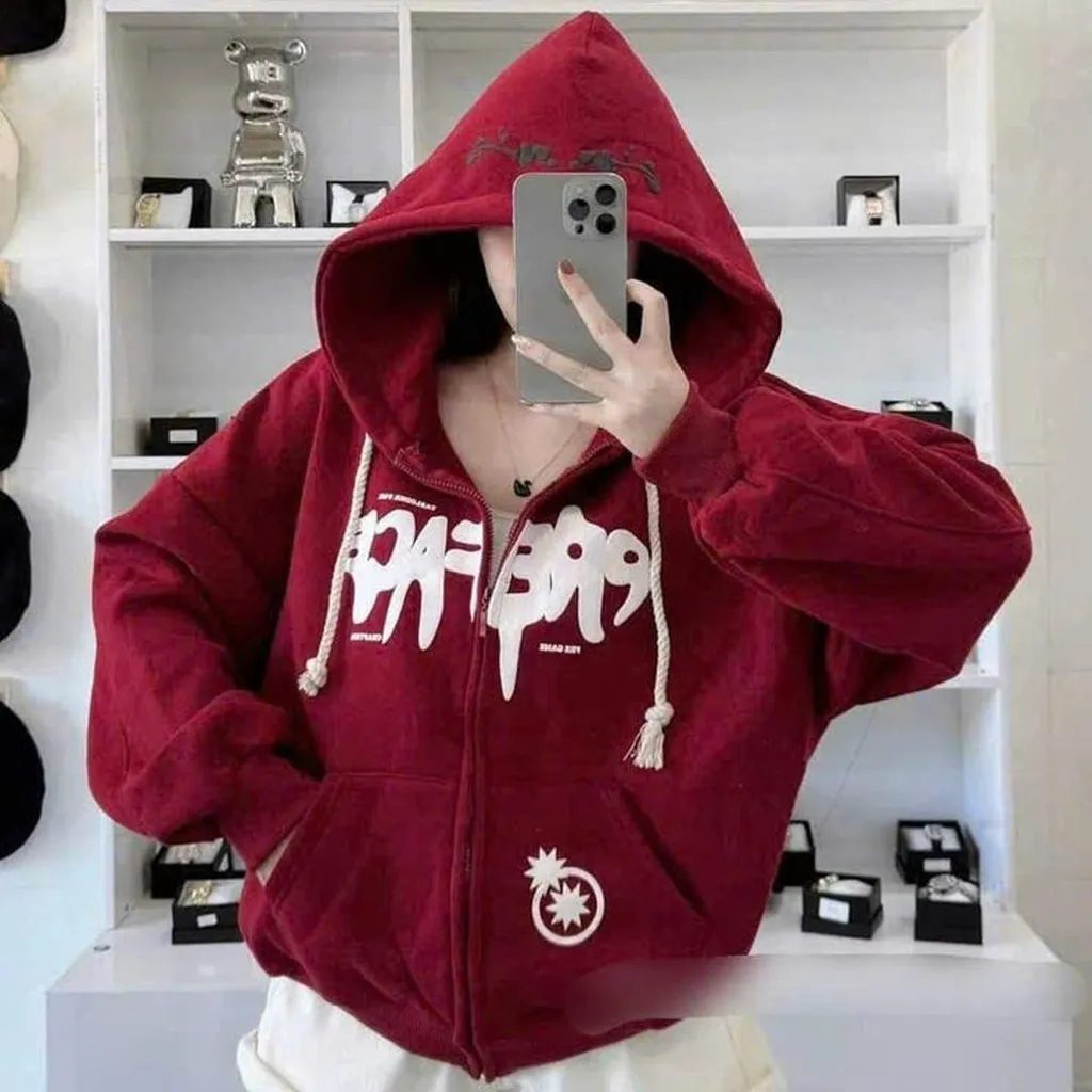 Áo Khoác Nỉ Mũ 2 Lớp Ngôi Sao Siêu Hót