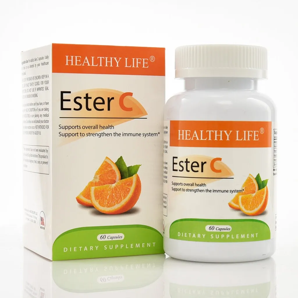 Viên Uống Tăng Cường Sức Đề Kháng Vitamin C Healthy Life Ester C (60 Viên)