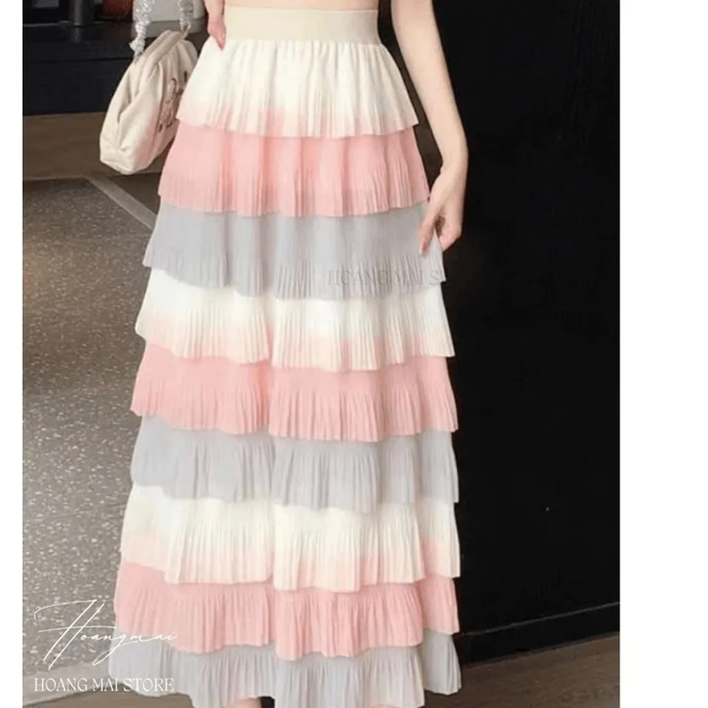Chân Váy Nhún Tầng - Hoàng Mai Fashion
