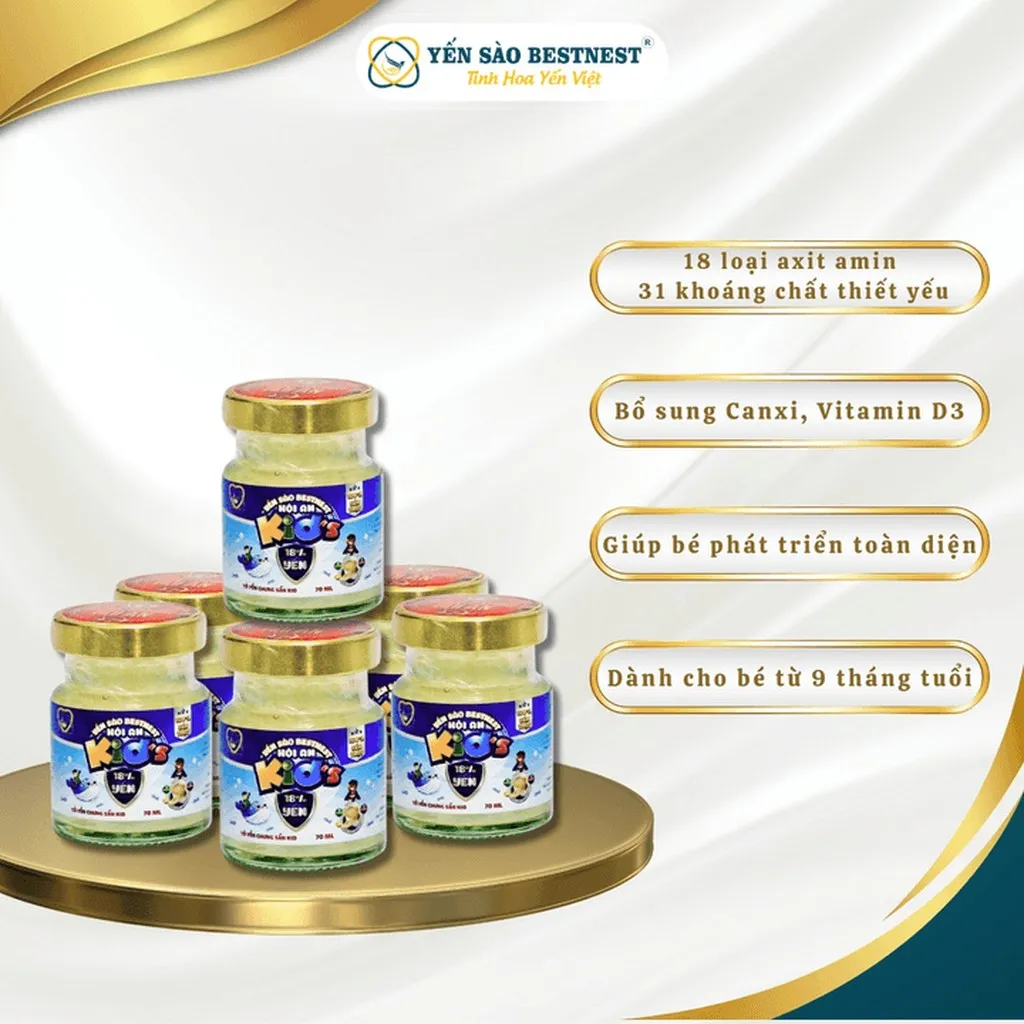 Alternative view of Yến Sào Bestnest Hội An - Hũ Yến Chưng Sẵn Kid's 18% - Hũ 70ml