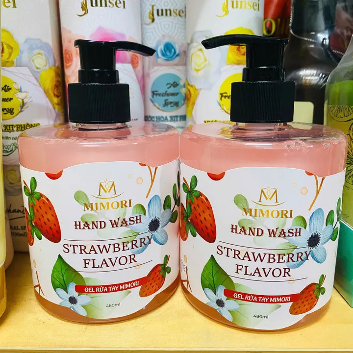 Gel Rửa Tay Khô Mimori Hương Dâu Chai 480ml L097 - Lady's Passion