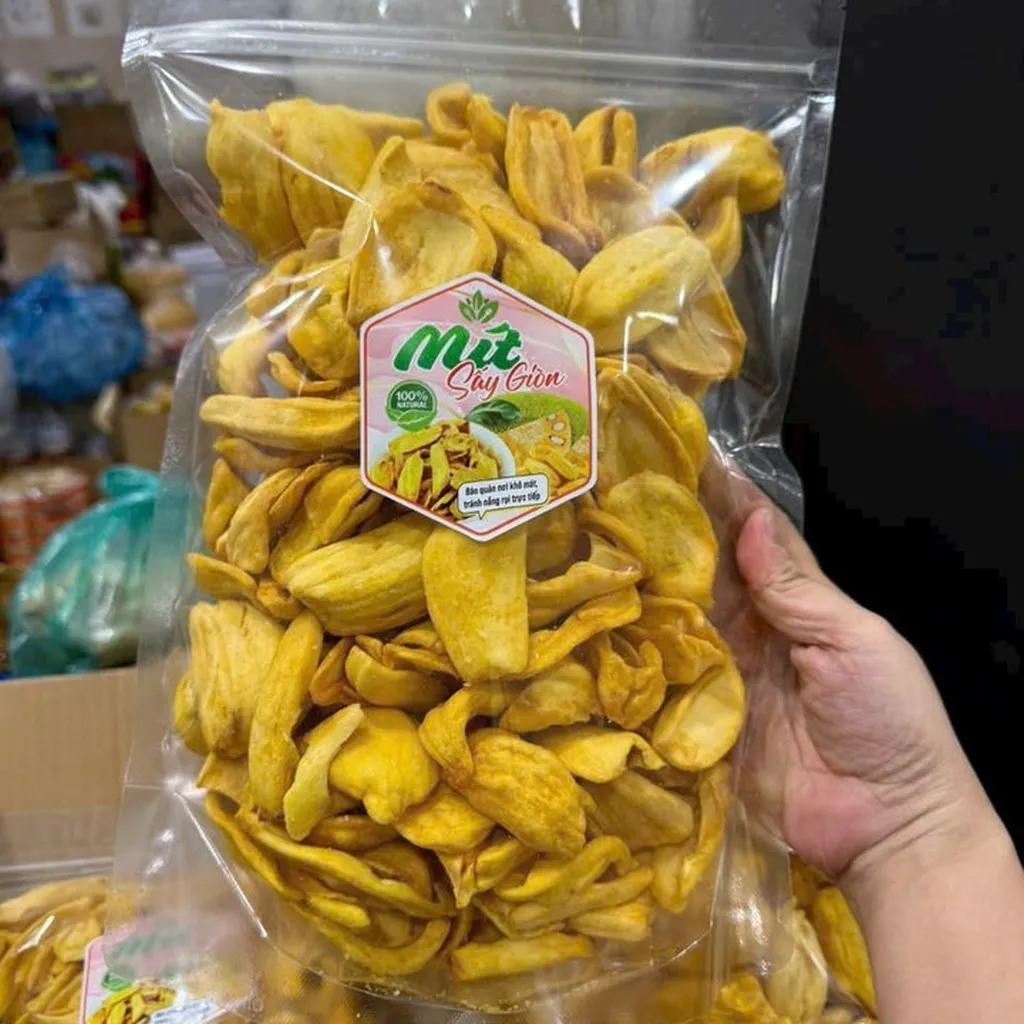 Alternative view of Mít Lá Bàng Sấy Giòn Chất Lượng, Ăn Là Ghiền 500g - Winnie House