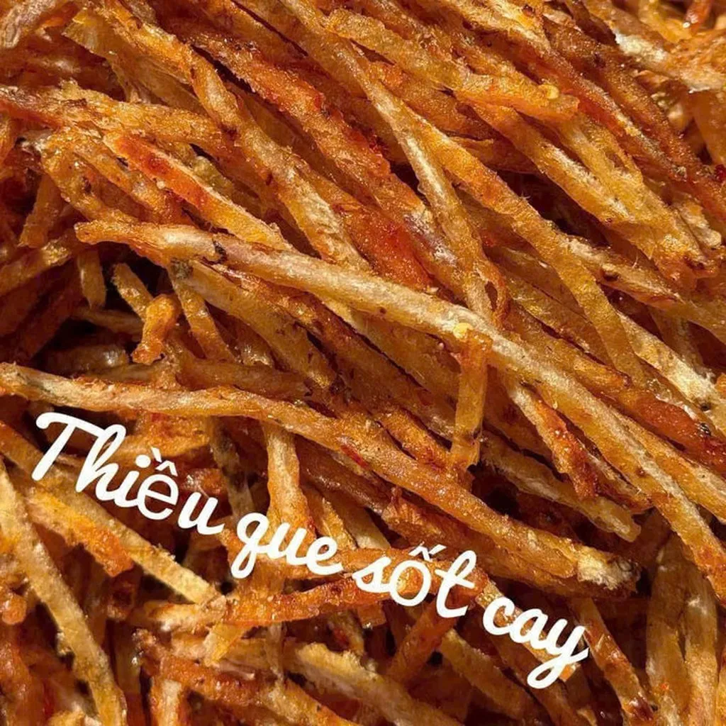 Cá Thiều Que Sốt Cay: Món Ăn Vặt Lý Tưởng - Nhâm Nhi "hết Sảy" 250g - Winnie House