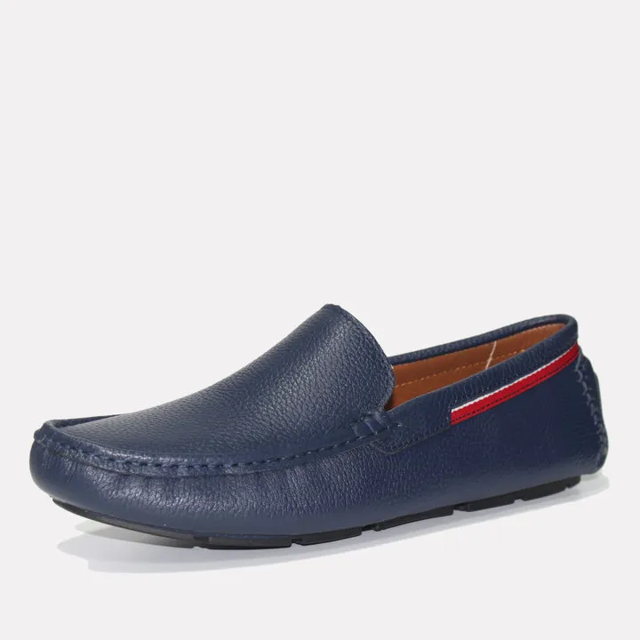 Alternative view of Giày Lười Nam Michilux Classic Moccasin Csms0 Da Bò Thật - Màu Navy
