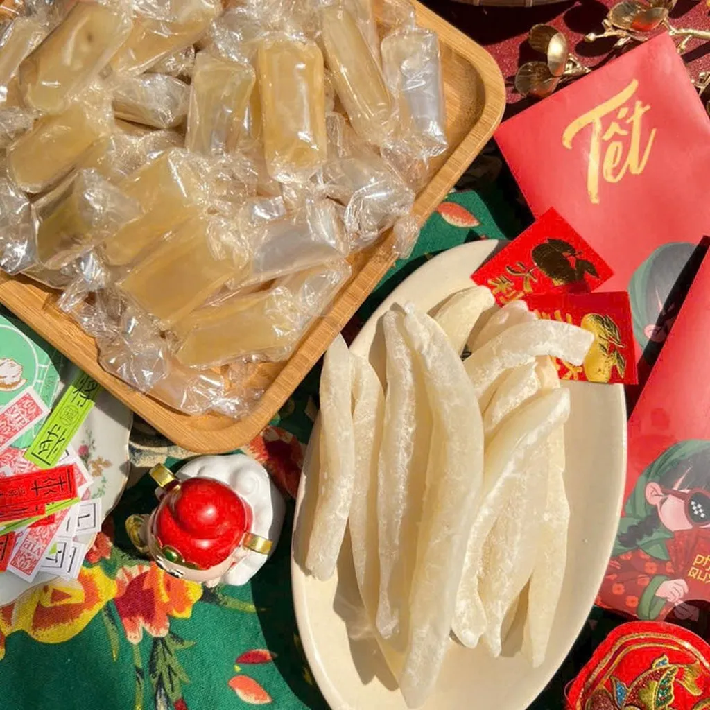 Mứt Mãng Cầu Dừa Sáp: Hương Vị Tết Ấm Áp, Trọn Vẹn 500g - Winnie House