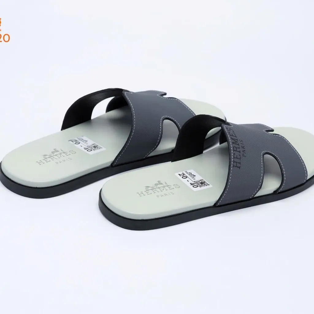 Dép Hm Nam Ms20 Full Box, Quai Xám Đế Xanh, Phong Cách Trẻ Trung Năng Động, Bh 6 Tháng