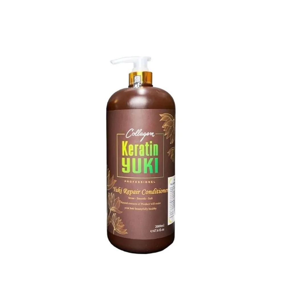 Alternative view of Dầu Cặp Gội Xả Yuki Phục Hồi Mềm Tóc Hương Nước Hoa 4000ml/cặp - Keratin