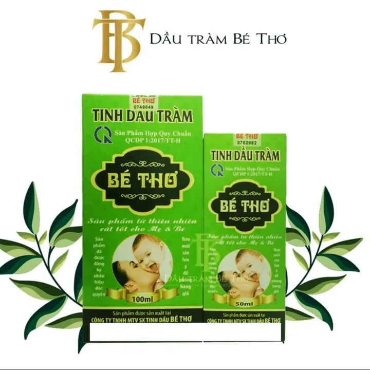 Tinh Dầu Tràm Bé Thơ Chăm Sóc Sức Khỏe Cho Cả Gia Đình, 50ml, 100ml ( Có Tem Chống Giả Của Công Ty ), Ctb833 - Bechip