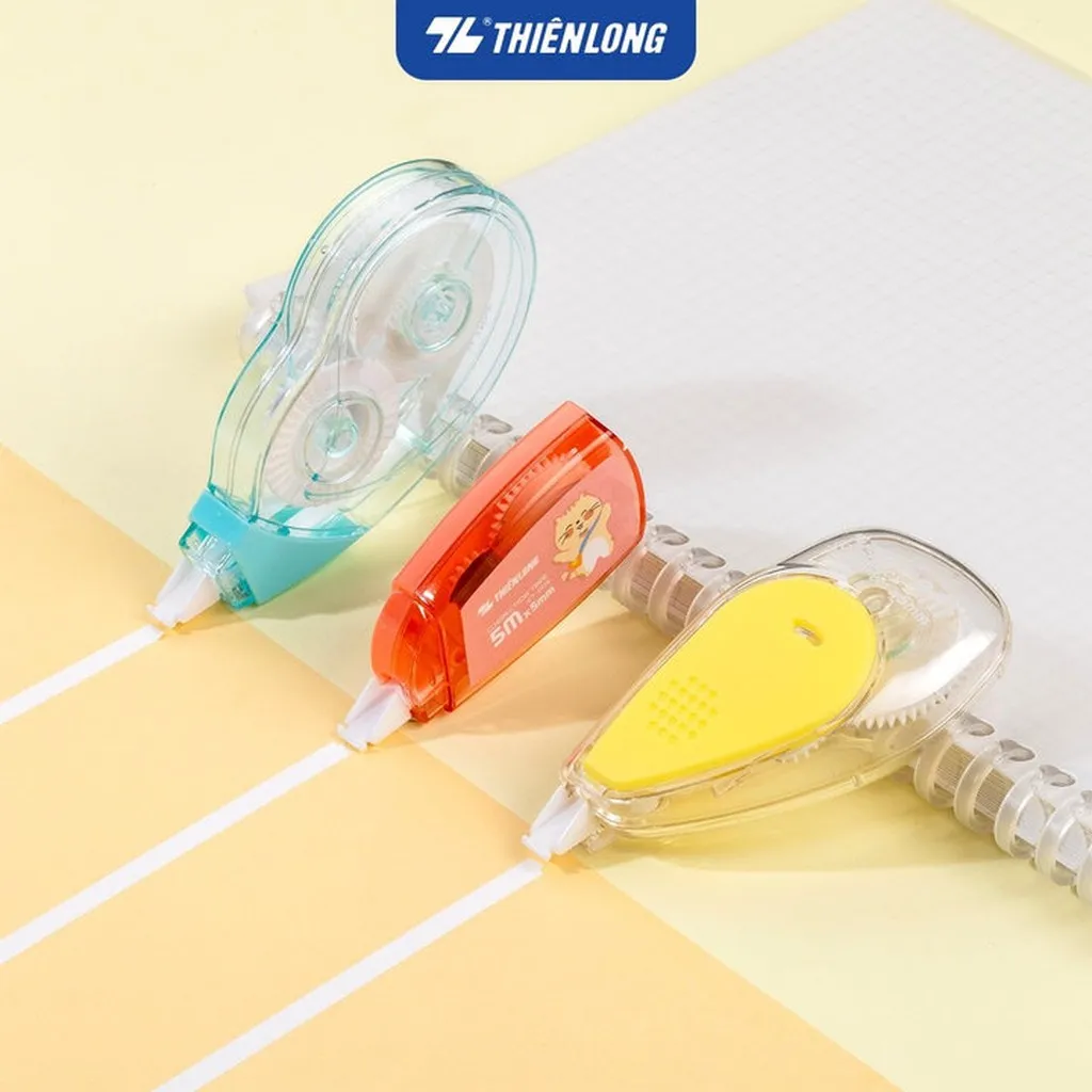 Alternative view of Bút Xóa Kéo - Correction Tape Thiên Long - Khô Siêu Nhanh Viết Được Ngay Sau Khi Xóa