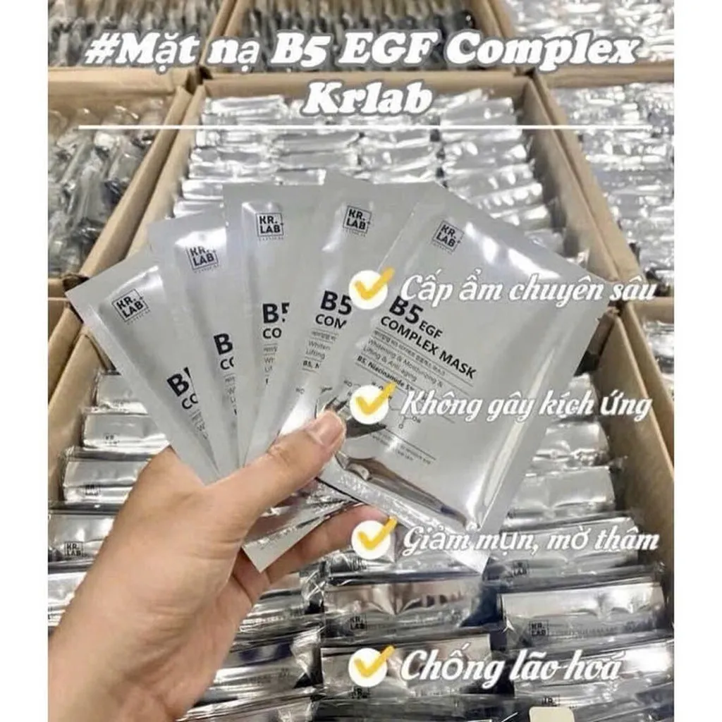 Combo 50 Miếng Mặt Nạ B5 Cấp Ẩm, Phục Hồi, Dưỡng Ẩm Da - Gdn