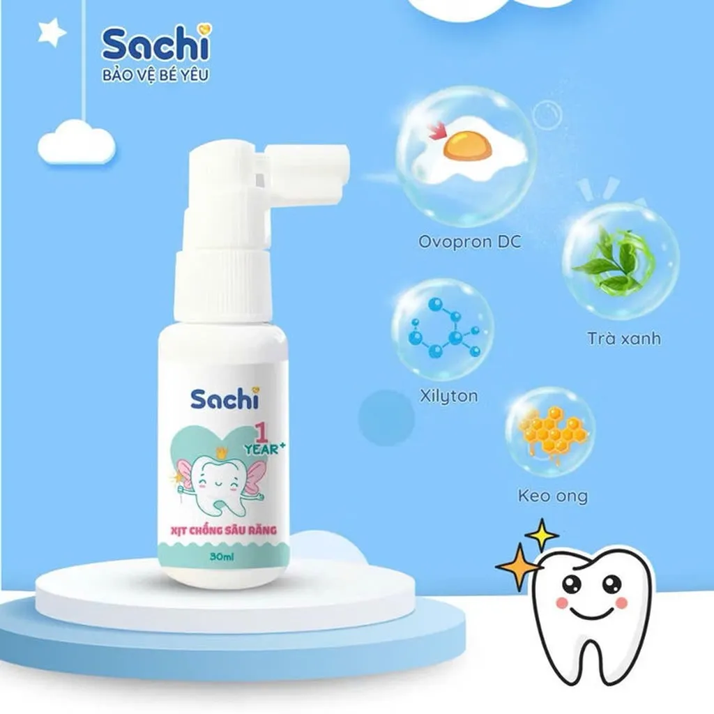 Alternative view of Xịt Chống Sâu Răng Sachi 30ml Cho Bé Tặng Kèm Bàn Chải L104 - Lady's Passion