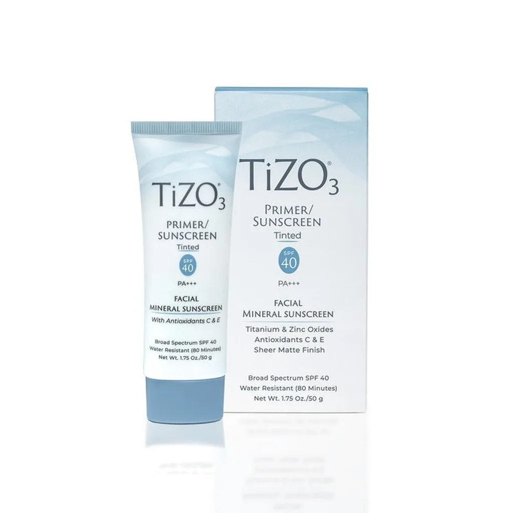 Kem Chống Nắng Khoáng Chất Kiêm Kem Lót Có Màu Spf40 Pa+++ 50g Tizo3