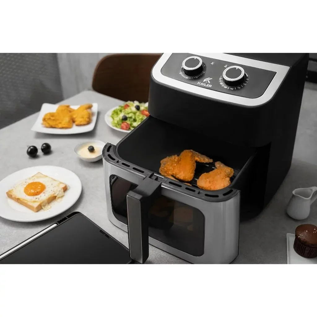 Nồi Chiên Không Dầu 15l Kailer Kl-028 Thương Hiệu Đức Công Suất 1700w Nướng Nhanh Chống Dính - Bảo Hành 12 Tháng