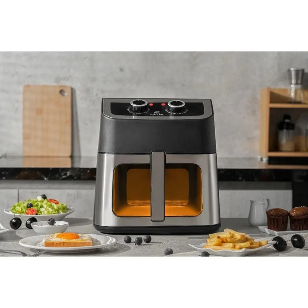 Alternative view of Nồi Chiên Không Dầu 15l Kailer Kl-028 Thương Hiệu Đức Công Suất 1700w Nướng Nhanh Chống Dính - Bảo Hành 12 Tháng
