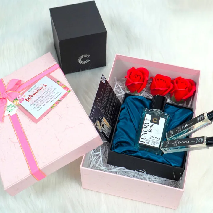 Alternative view of [combo Quà Tặng] 1 Nước Hoa Luxury 50ml (deborah/ruth) + 2 Nước Hoa Luxury 10ml (deborah/ruth)- Chava